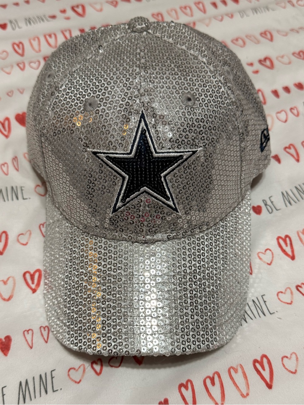 Dallas Cowboys Silver Sequin Star Cap 9Forty